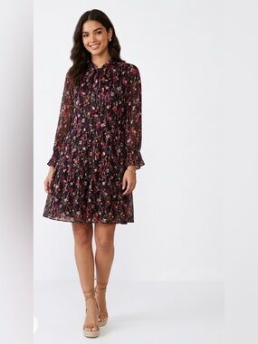 Maison Tara Dress Midi Floral